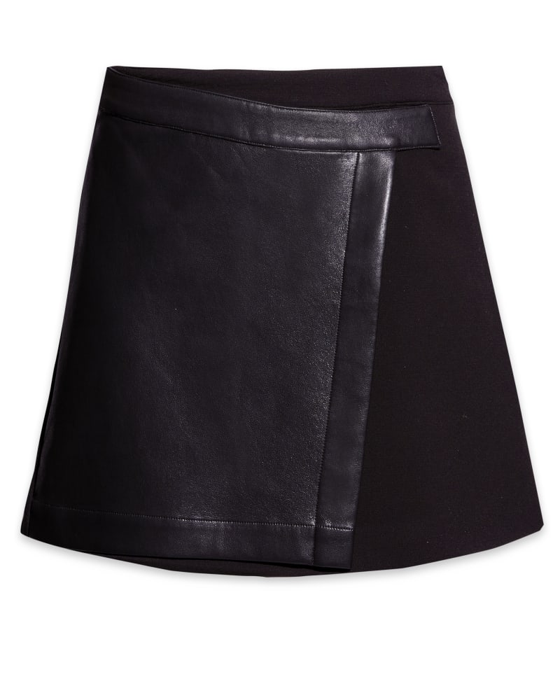 Front of a size 10 Vera Skirt in Black by AS by DF. | dia_product_style_image_id:312116
